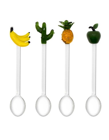 WD LIFESTYLE SET 4 CUCCHIAINI CAFFÈ IN VETRO...