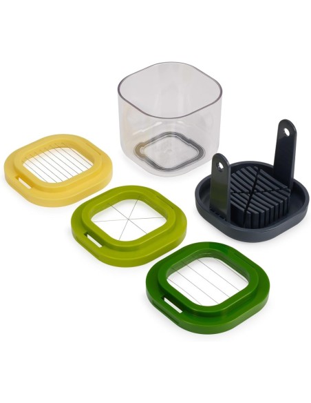 JOSEPH JOSEPH SET AFFETTATRICE MINI 3 IN 1 CON CONTENITORE - MULTI GRATE