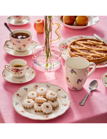 ANDREA FONTEBASSO SET 6 TAZZE CAFFÈ 80 ML IN PORCELLANA - POEMA CAMARGUE