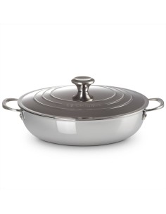 Le Creuset Tegame 30 cm 4.8 Lt con coperchio in Acciaio...