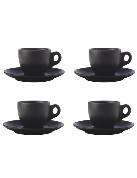 MAXWELL & WILLIAMS SET 4 TAZZINE CAFFÉ CON PIATTINO - CAVIAR
