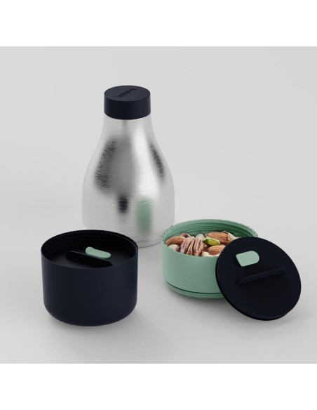TREBONN BOTTIGLIA TERMICA MULTISCOMPARTO 3 IN 1 PER BEVANDE ED ALIMENTI - FOOD & HYDRATE 3