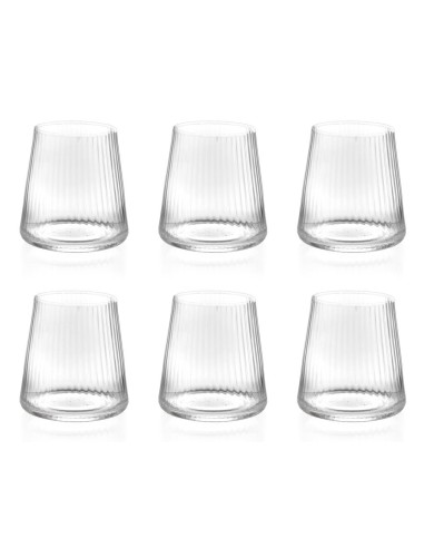 EVVIVA SET 6 BICCHIERI ACQUA 40 CL IN VETRO -...