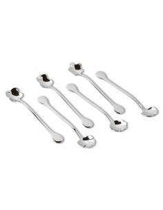 SAMBONET SET 6 CUCCHIAINI CAFFE 12 CM - PARTY FLOWER