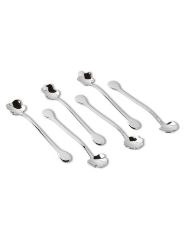 SAMBONET SET 6 CUCCHIAINI CAFFE 12 CM - PARTY...