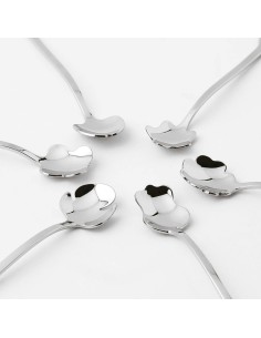 SAMBONET SET 6 CUCCHIAINI CAFFE 12 CM - PARTY FLOWER 2
