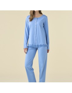 NOIDINOTTE PIGIAMA DONNA A SERAFINO MANICA LUNGA E... 2