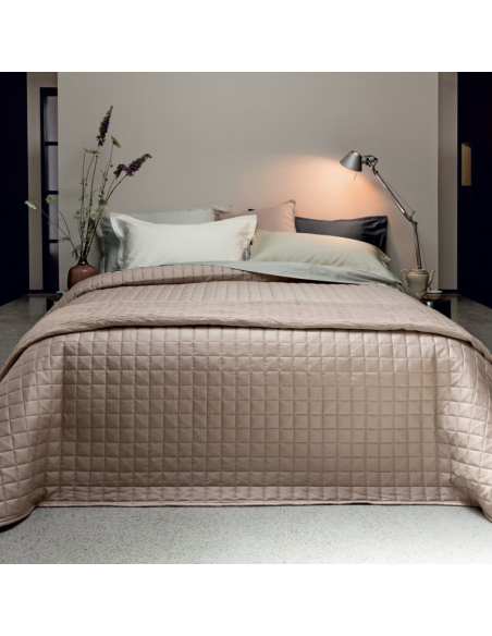 FAZZINI TRAPUNTINA MATRIMONIALE 270 X 270 CM IN RASO - TRECENTO