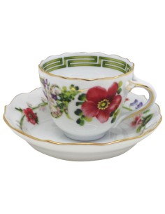 VERSACE TAZZA CAFFÉ CON PIATTINO 95 ML - FLOWER FANTASY