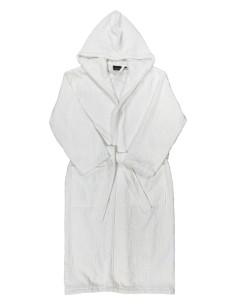 TRUSSARDI ACCAPPATOIO CON CAPPUCCIO - OVERLOGO 2