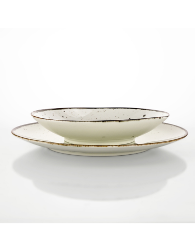 WEISSESTAL SET 6 PIATTI FONDI Ø22 CM IN...