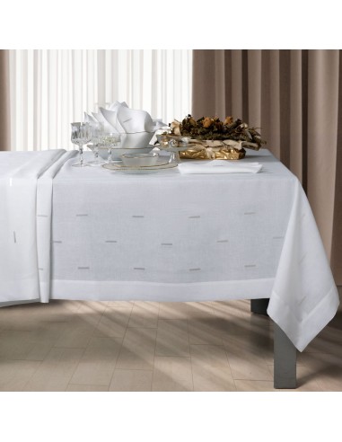 DEA TOVAGLIA 12 POSTI TAVOLA IN PANAMA CON...