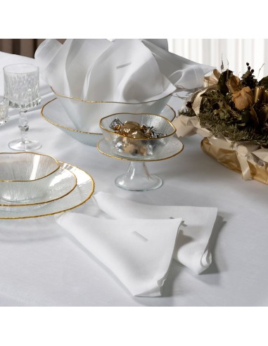 DEA TOVAGLIA 12 POSTI TAVOLA IN PANAMA CON...