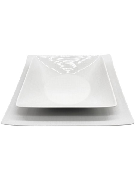 ROSENTHAL SERVIZIO PIATTI 36 PEZZI IN PORCELLANA - MESH WHITE