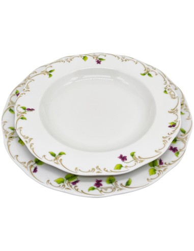 ROSENTHAL SET PIATTI 4 PEZZI IN PORCELLANA -...