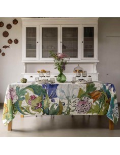 NAPKING TOVAGLIA RETTANGOLARE STAMPATA 100% LINO - MORRIS