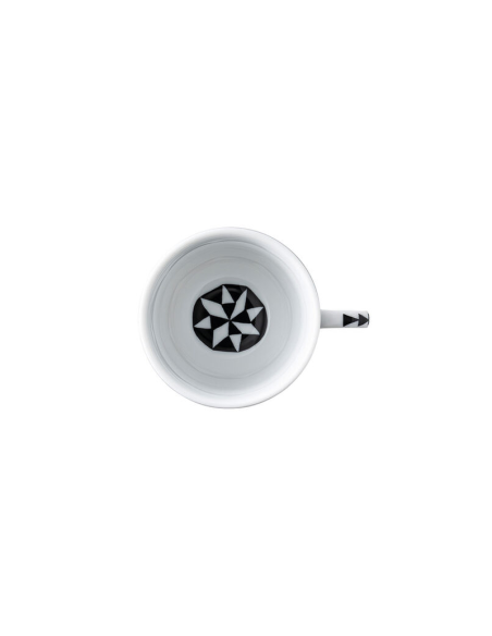 ROSENTHAL TAZZA ESPRESSO 80 ML CON PIATTINO - MAGIC GARDEN BLACK SEEDS