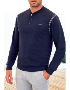 QBO PIGIAMA UOMO SERAFINO MANICA LUNGA E PANTALONE LUNGO... 2