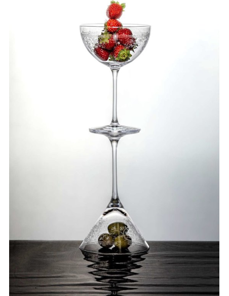 LIVELLARA SET 3 CALICI MARTINI 20 CL - LUIGI XV