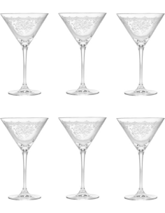 LIVELLARA SET 6 CALICI MARTINI 20 CL - LUIGI XV