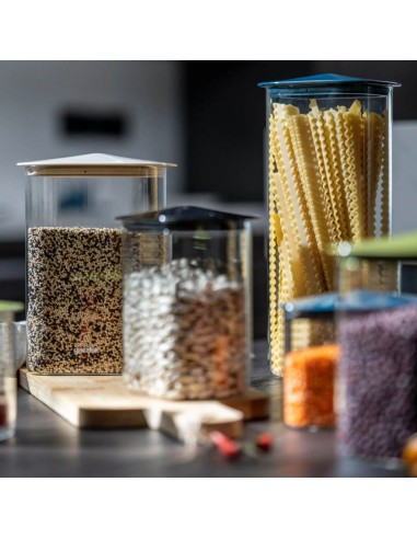 GUZZINI BARATTOLO QUADRATO IN VETRO...