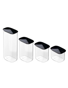 GUZZINI BARATTOLO RETTANGOLARE IN VETRO BOROSILICATO -...