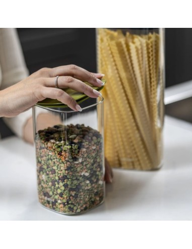 GUZZINI BARATTOLO RETTANGOLARE IN VETRO...