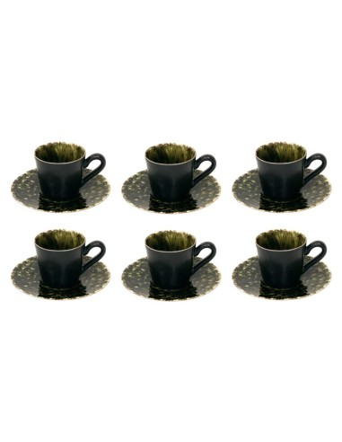COSTA NOVA SET 6 TAZZE DA CAFFÈ CON PIATTINO -...
