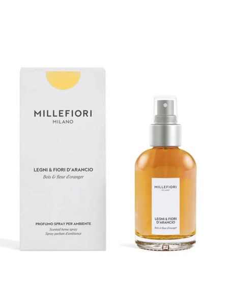 MILLEFIORI SPRAY PER AMBIENTE 100 ML - LEGNI E FIORI D'ARANCIO