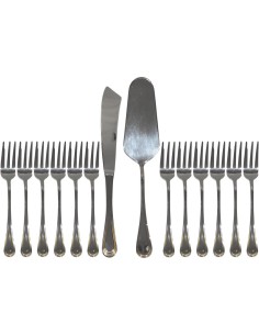 MORINOX SET 14 POSATE DOLCE IN ACCIAIO INOX - SAMOA ORO