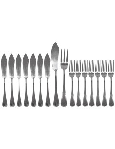 MORINOX SET POSATE PESCE 14 PEZZI IN ACCIAIO INOX - BAVARIA