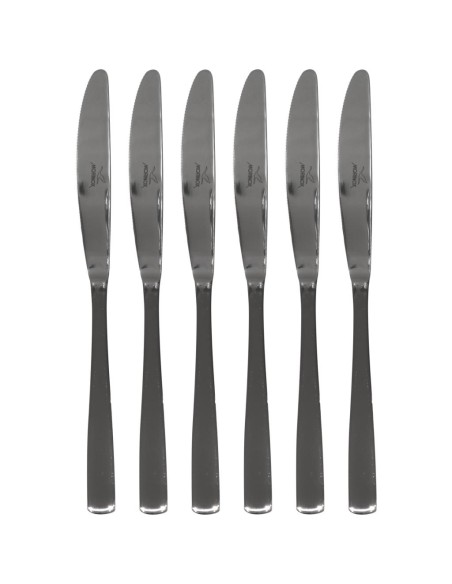 MORINOX SET 6 COLTELLI TAVOLA IN ACCIAIO INOX - CONICA