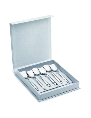 MORINOX SET 6 CUCCHIAI GELATO IN ACCIAIO INOX -...