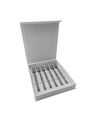 MORINOX SET 6 FORCHETTE DOLCE IN ACCIAIO INOX -...