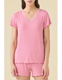 NOIDINOTTE PIGIAMA DONNA CORTA LUNGA E PANTALONCINO IN... 2