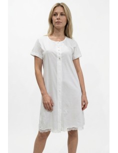 NOIDINOTTE CAMICIA DA NOTTE DONNA A SERAFINO MANICA CORTA...