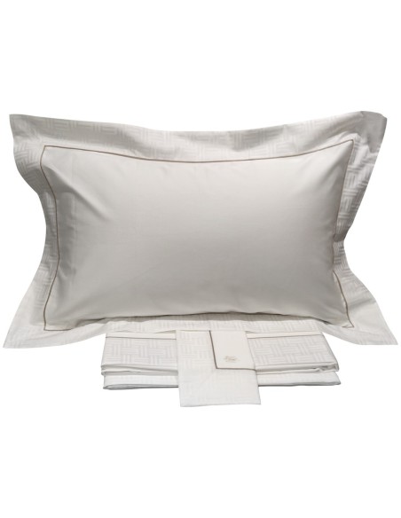 ETRO COMPLETO LENZUOLA MATRIMONIALE 270 X 290 CM IN RASO - NEW MONOGRAM