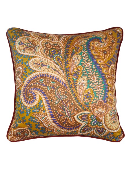 ETRO QUILT MATRIMONIALE IN RASO DOUBLEFACE CON 2 CUSCINI ARREDO - GIANO