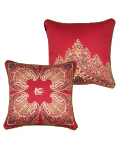 ETRO SET 2 CUSCINI ARREDO 45 X 45 CM IN RASO DOUBLEFACE -...