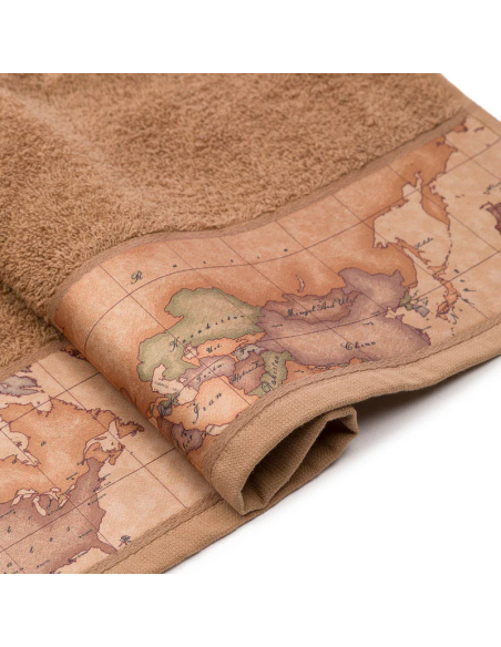 1ᴬ CLASSE COMPLETO BAGNO 5 PEZZI IN SPUGNA 100% COTONE - GEO CLASSIC