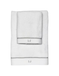 LIU JO SET 2 ASCIUGAMANI VISO E OSPITE IN SPUGNA 100%...