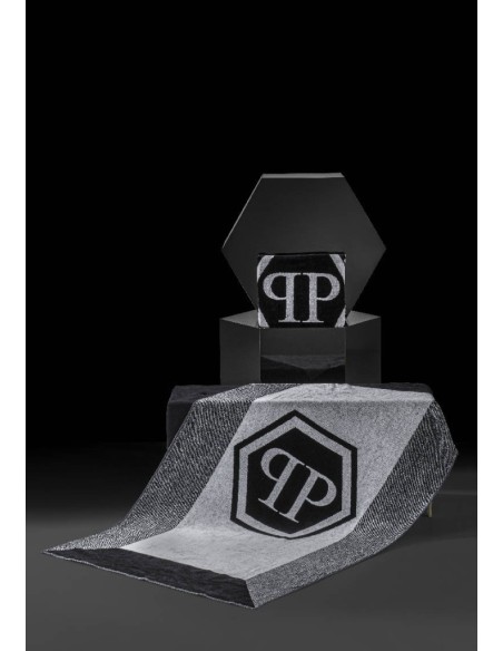 PHILIPP PLEIN TELO MARE 95 X 180 CM IN SPUGNA 100% COTONE - WINDOWS BEACH