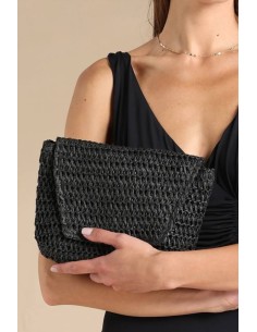 NOIDINOTTE POCHETTE CON CHIUSURA A CLIPS 27 X 18 CM - MATT