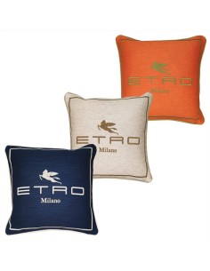 ETRO CUSCINO ARREDO 45 X 45 CM IN LINO E VISCOSA - EMILA