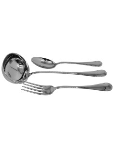 MORINOX SET 3 POSATE A SERVIRE IN ACCIAIO INOX - SERENA