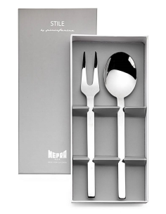 MEPRA SET 2 POSATE A SERVIRE IN ACCIAIO INOX - STILE