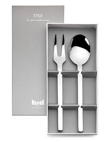 MEPRA SET 2 POSATE A SERVIRE IN ACCIAIO INOX -...