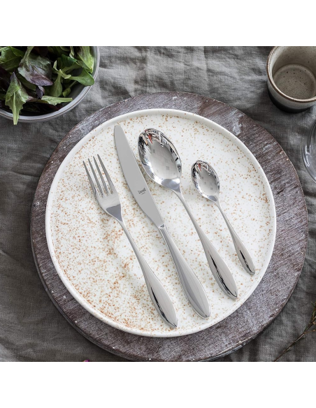 MEPRA SERVIZIO POSATE 24 PEZZI IN ACCIAIO INOX - CORINZIA