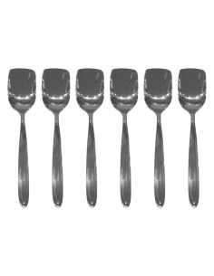 MEPRA SET 6  CUCCHIAI GELATO IN ACCIAIO INOX - NORMA