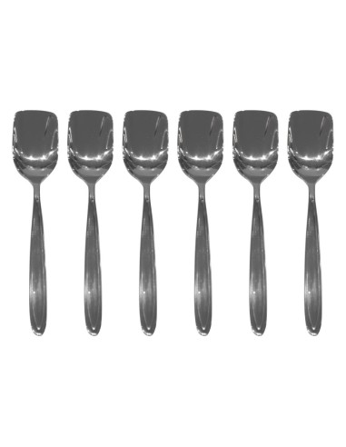 MEPRA SET 6  CUCCHIAI GELATO IN ACCIAIO INOX -...